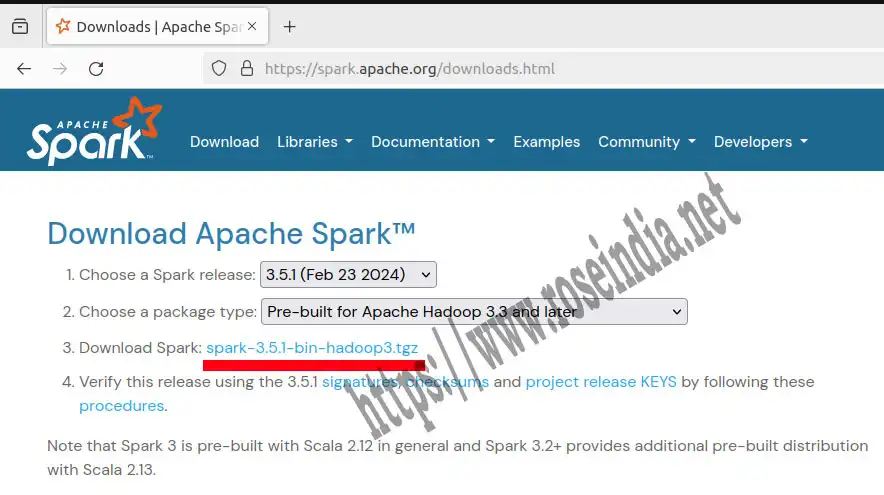 Downloading Apache Spark 3.5.1