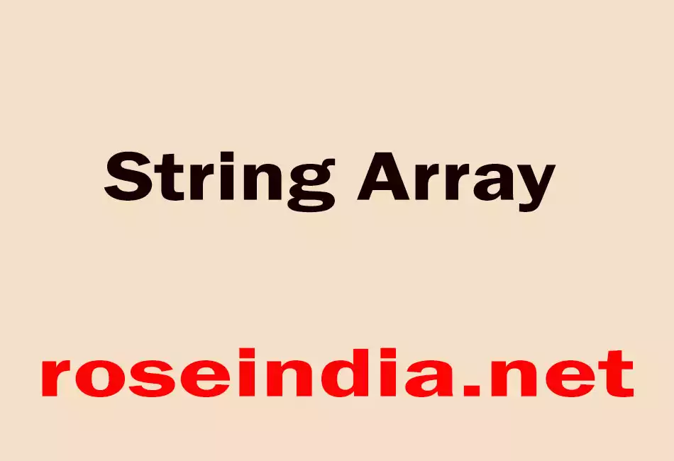String Array