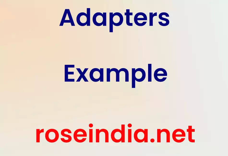 Adapters Example