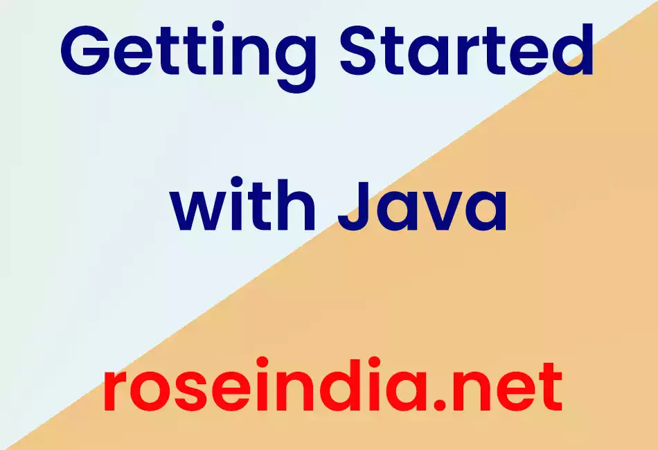 Getting Started with Java