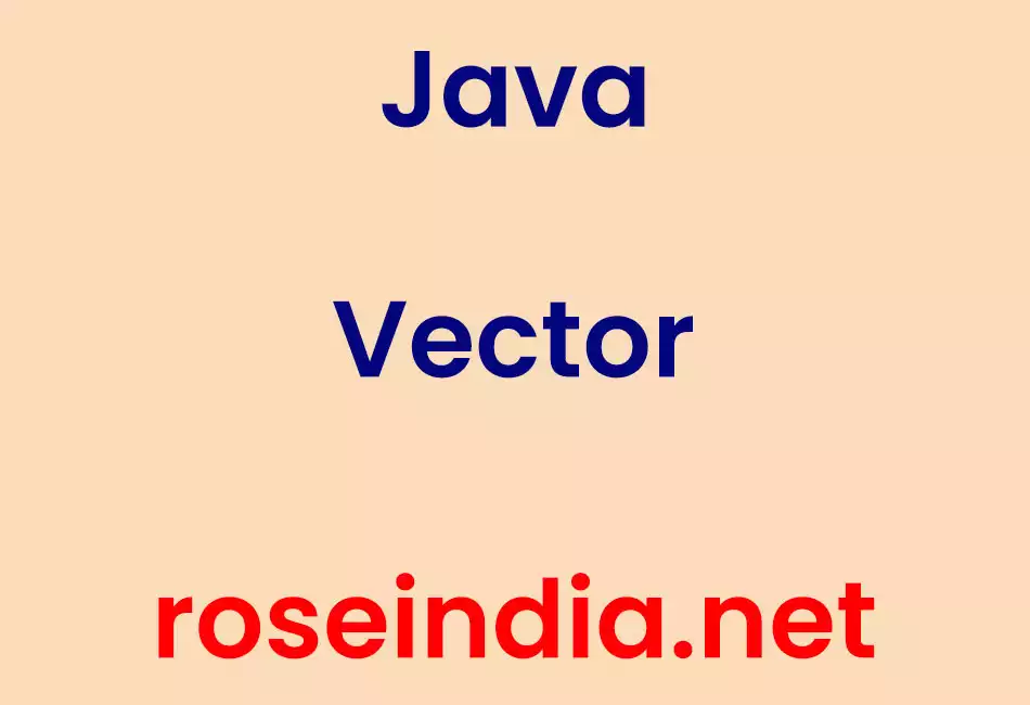 Java Vector