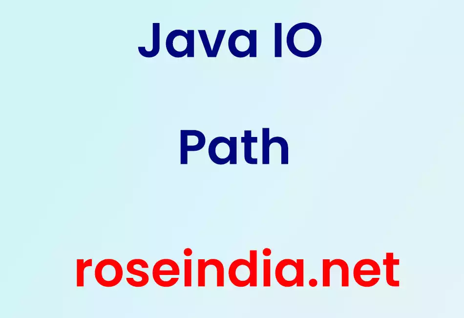 Path In Java