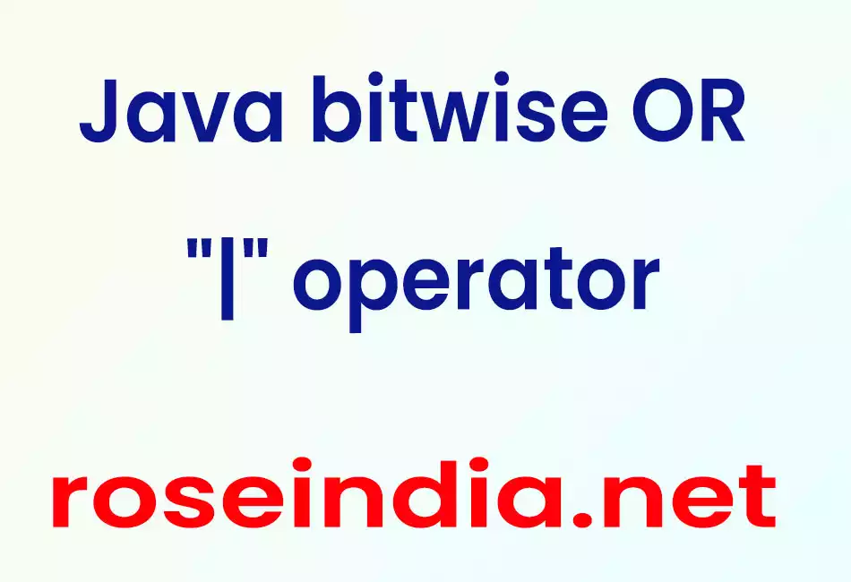 Java bitwise OR 