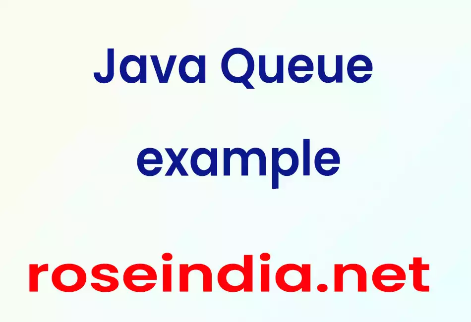 Java Queue example