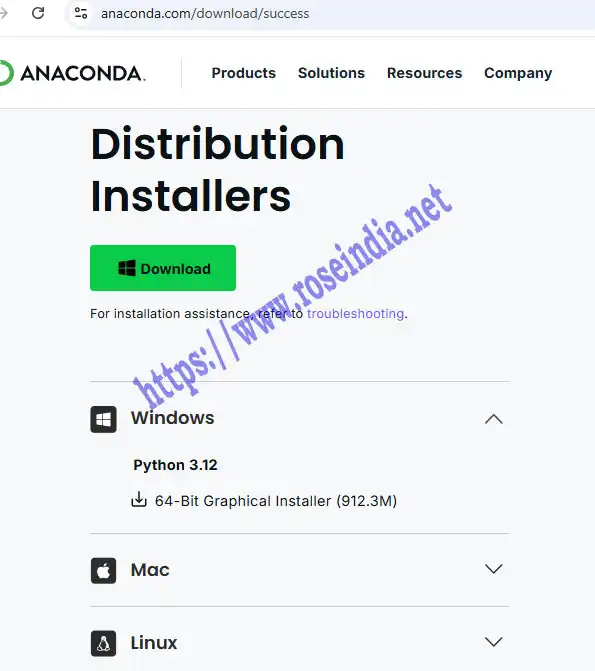 Download Anaconda Python
