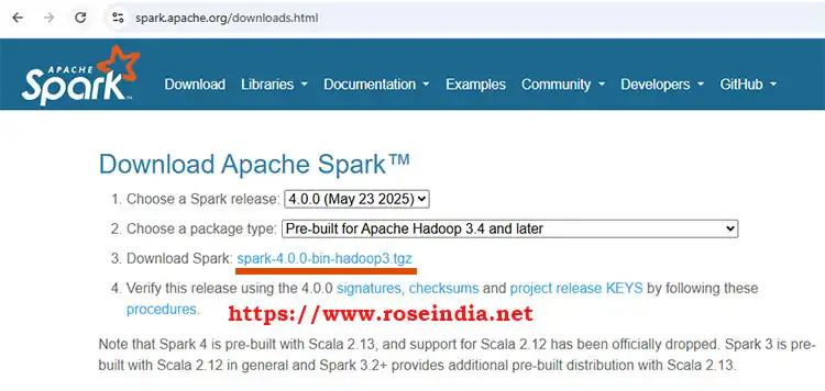 Apache Spark 4.0.0 download