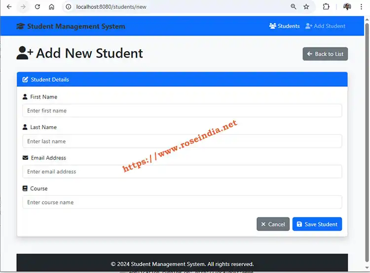 Add Student