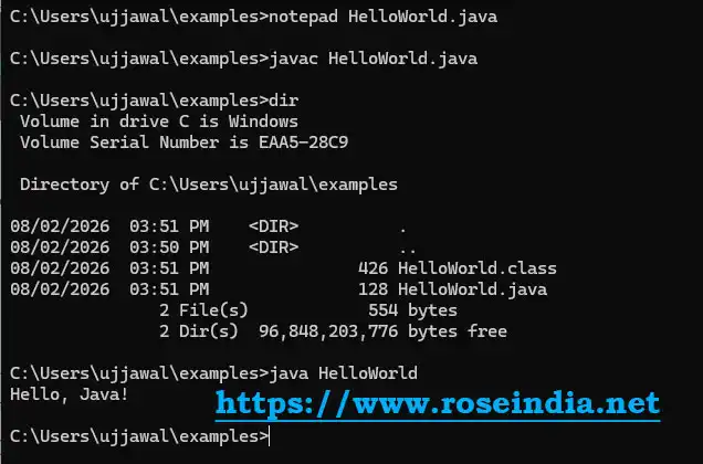 Java Hello World