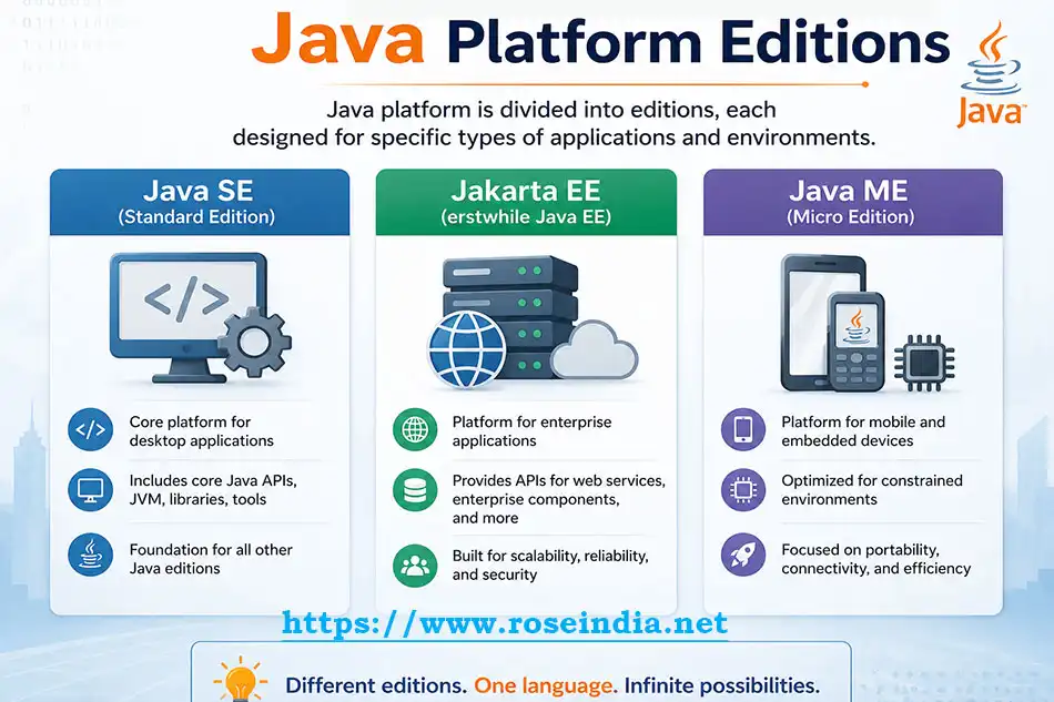 A Quick Recap of Java Platform Editions