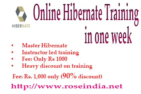 Hibernate Online Training