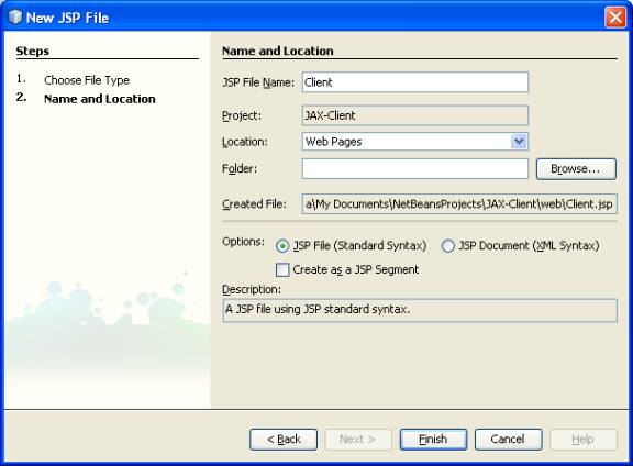 Application Using JAX-RPC