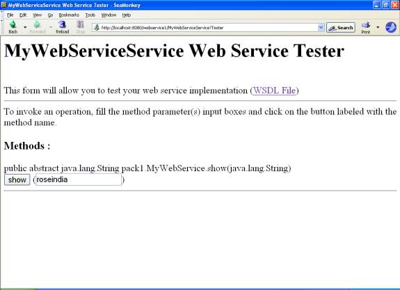 Web Services Example